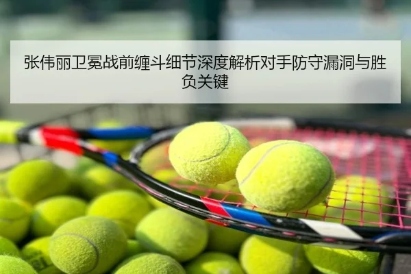 张伟丽卫冕战前缠斗细节深度解析对手防守漏洞与胜负关键